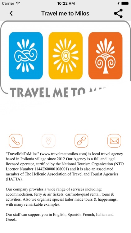 Milos Guide App