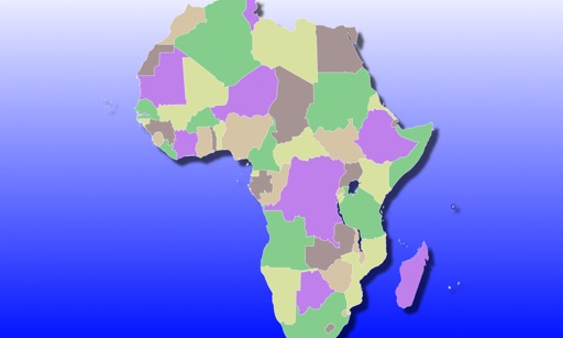 Africa Map Quiz iOS App