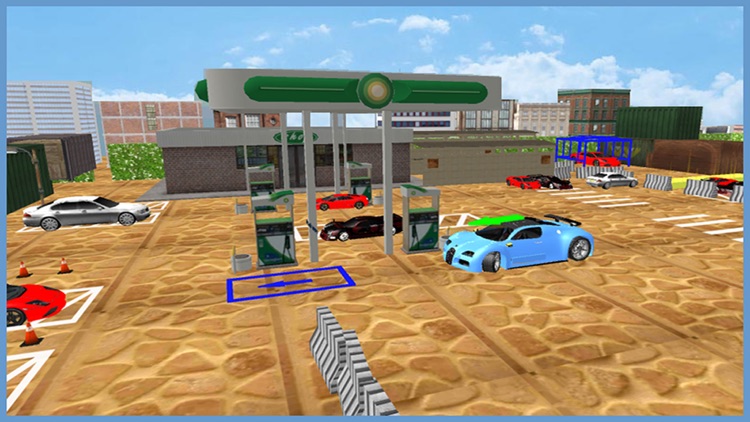 Gas Station Car Parking Simulator 2016 – New Free Crazy Patrol Pump Park Madness screenshot-4