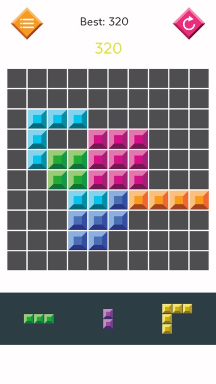 1010 Qubed Merged Blocks Grid Fit: a new color switch puzzle - 10/10 Merged Game for rolling sky