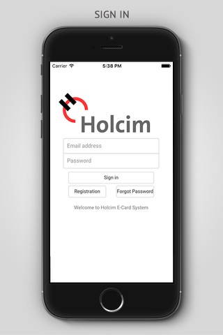 Holcim E-Card screenshot 2