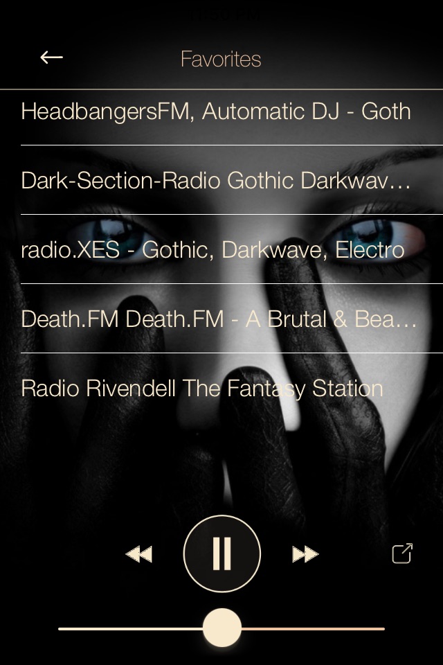 Goth MUSIC Online Radio screenshot 4