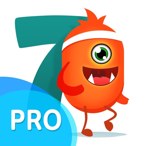 7 minute workouts with lazy monster PRO: daily fitness for kids and women Icon