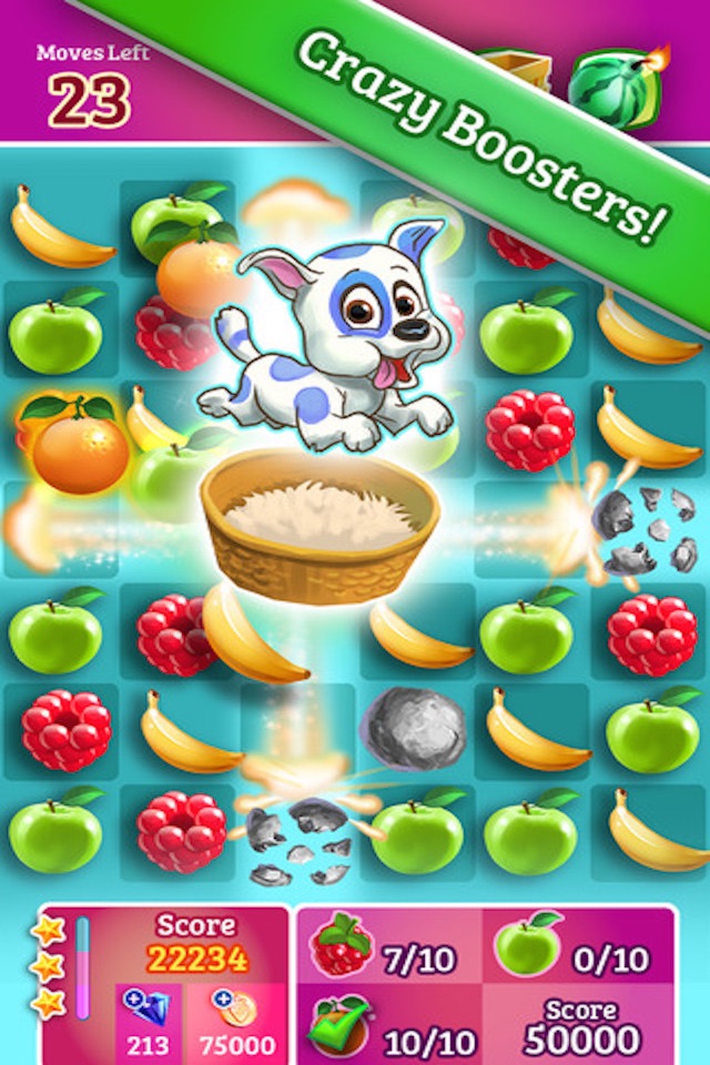 Fruit Charm Mania - 3 Match Juice Puzzle Game screenshot 4