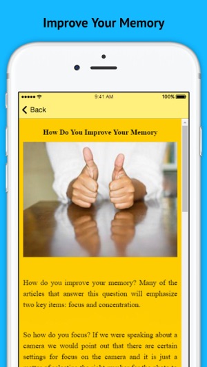 Improve Your Memory - Changing Your Behavior(圖4)-速報App