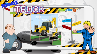 How to cancel & delete Construction Math Jigsaw Puzzles : Truck for Kids from iphone & ipad 1