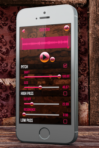 Scary Voice Changer – Sound Editor & Record-er with Audio Effect.s for Changing Speech screenshot 2