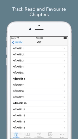 Punjabi Bible: Easy to use Bible app in Punjabi for daily Bi(圖5)-速報App