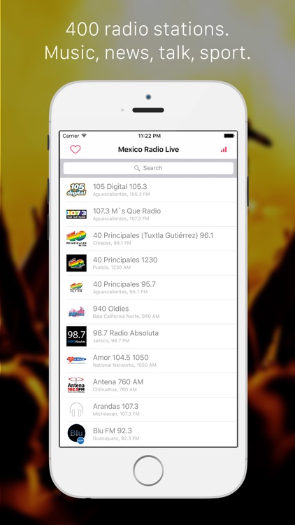 Radio México Live FM: Las Principales Emisoras. Radios en Línea
