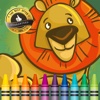 Wild animals Coloring Book: These cute zoo animal coloring pages provide learning skill games free for children and toddler any age