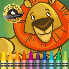 Activities of Wild animals Coloring Book: These cute zoo animal coloring pages provide learning skill games free f...