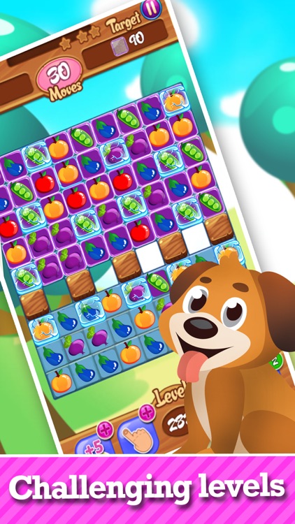 Pets Splash - Match-3 Treats To Feed Hungry Babies