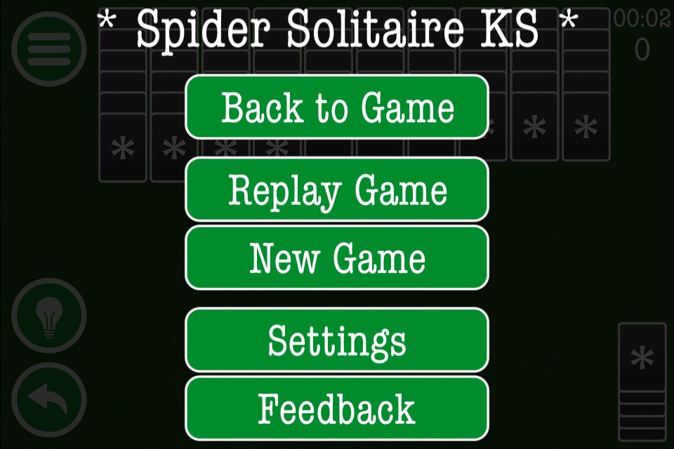 Spider Solitaire Classic Patience Game Free Edition by Kinetic Stars KS screenshot 3