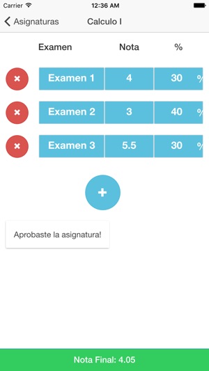 Calculadora de Notas 2