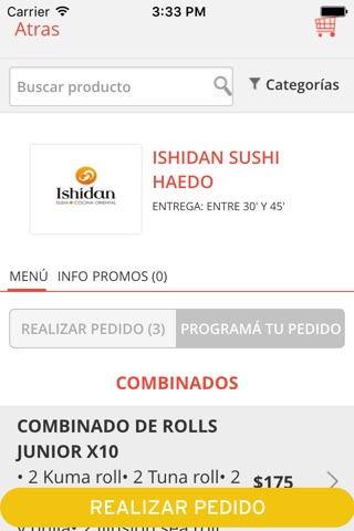 Ishidan Sushi screenshot 2