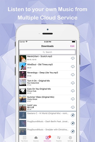 Free Music Box - Offline Mp3 Music Play & Pocket Songs Downloader for Cloud Drive screenshot 3