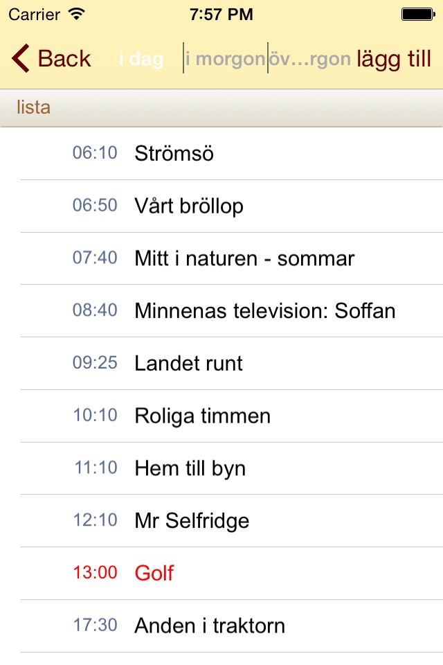 Sveriges TV-program screenshot 2