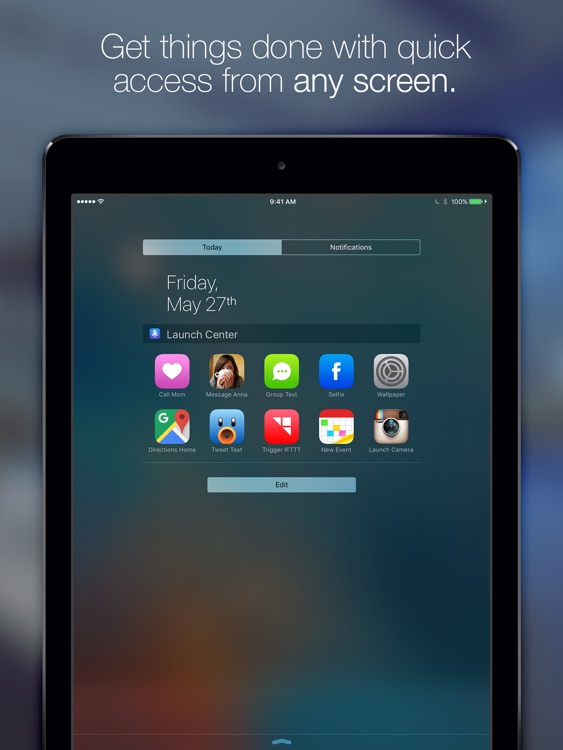 Launch Center Pro for iPad