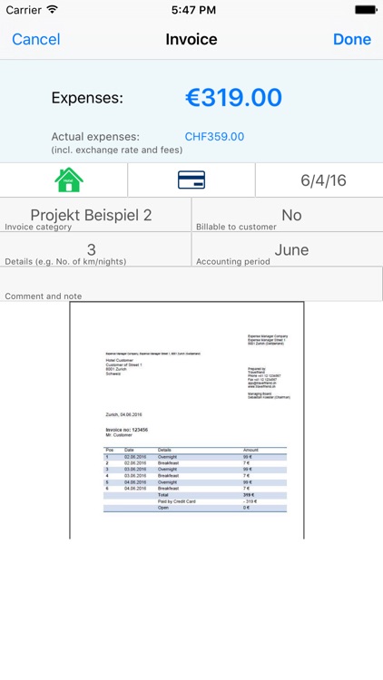 Expense Manager 2 Go