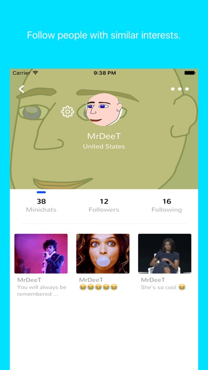 MiniChat - global conversations screenshot-4