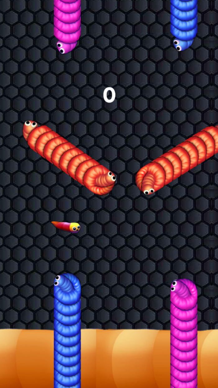 Slither Worm Snake - Switch Eat Color Coin Dotz