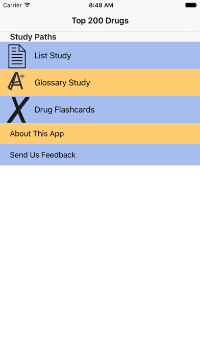 How to cancel & delete Top 200 Drugs - Flashcards, Quiz & Reference from iphone & ipad 1