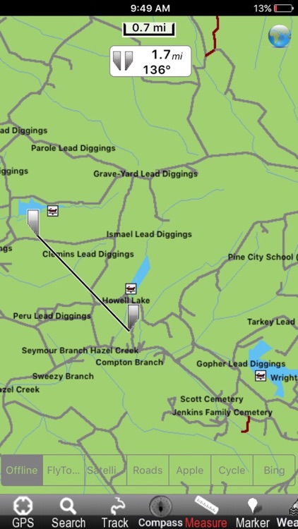 Mark Twain National Forest - GPS Map Navigator