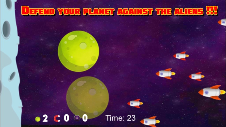 Planet Defender - Defend planet earth against aliens