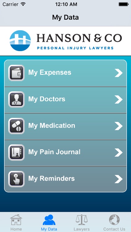 Hanson & Co Injury Help App