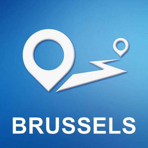 Brussels, Belgium Offline GPS Navigation & Maps icon