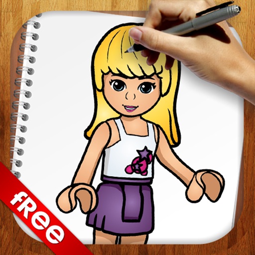Easy Draw Lego Friends Edition Free icon