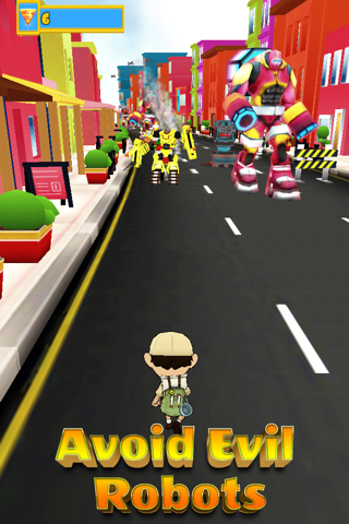 Robot Clash Run - Fun Endless Runner Arcade Game! screenshot 2