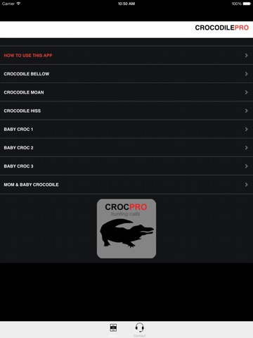 REAL Crocodile Calls & Crocodile Sounds! (ad free) BLUETOOTH COMPATIBLE screenshot 2