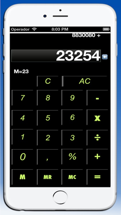 calculator black