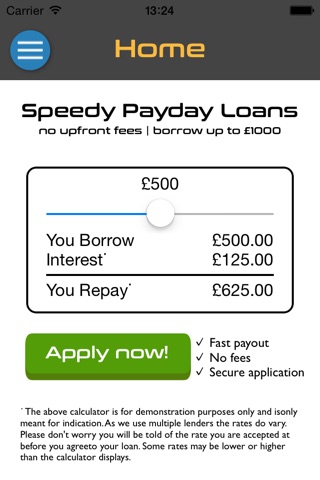 Speedy Payday Loans screenshot 2