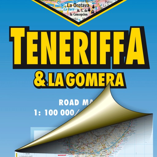 Tenerife. Road map. icon