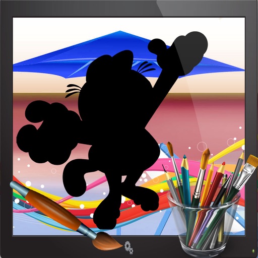 Cartoon Game Garfield Paint Edition iOS App