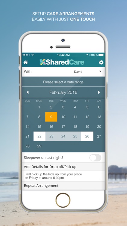 SharedCare - Joint Custody Organizer & Co-Parenting App