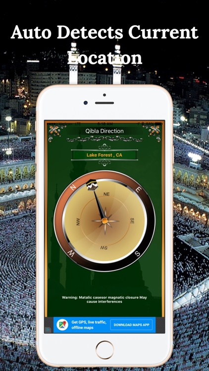 Qibla Prayer-Find Maccah