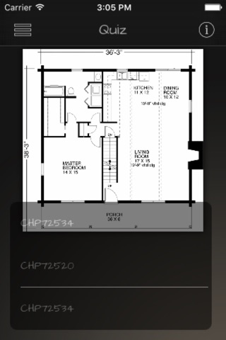 Cabin House Plans Details screenshot 4