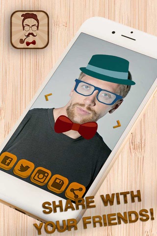 Funny Hipster Photo Booth – Selfie Cam Editor with Cute Sticker.s for Picture Decoration screenshot 2