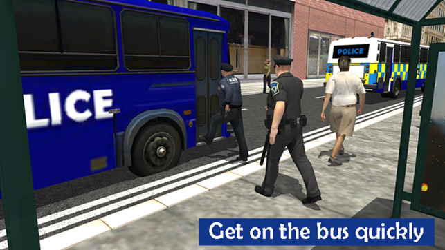 Police City Bus Staff Duty Simulator 2016 3D - London Anicen(圖5)-速報App