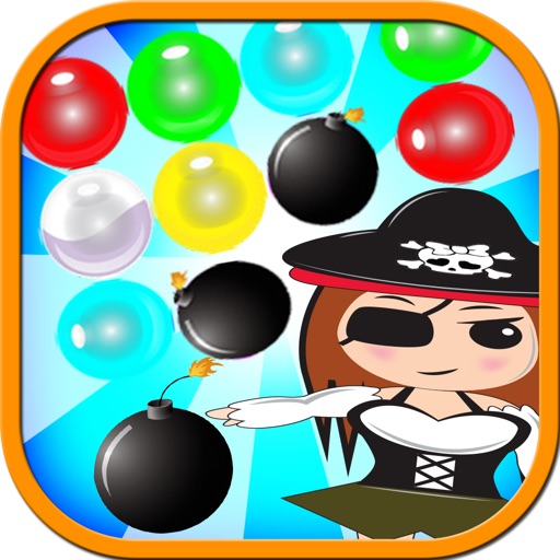 Pirates Girl Game Bubble Shooter Free Icon