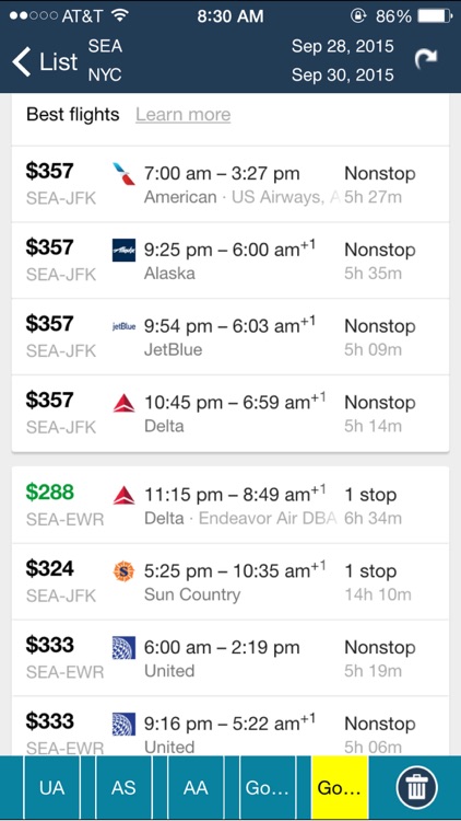 Seattle Airport –Flight Tracker Alaska (SEA) screenshot-3