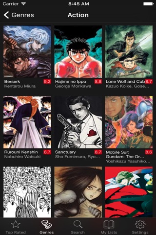 Manga Library - Discover New Mangas for Anime News Network & Ani List screenshot 2