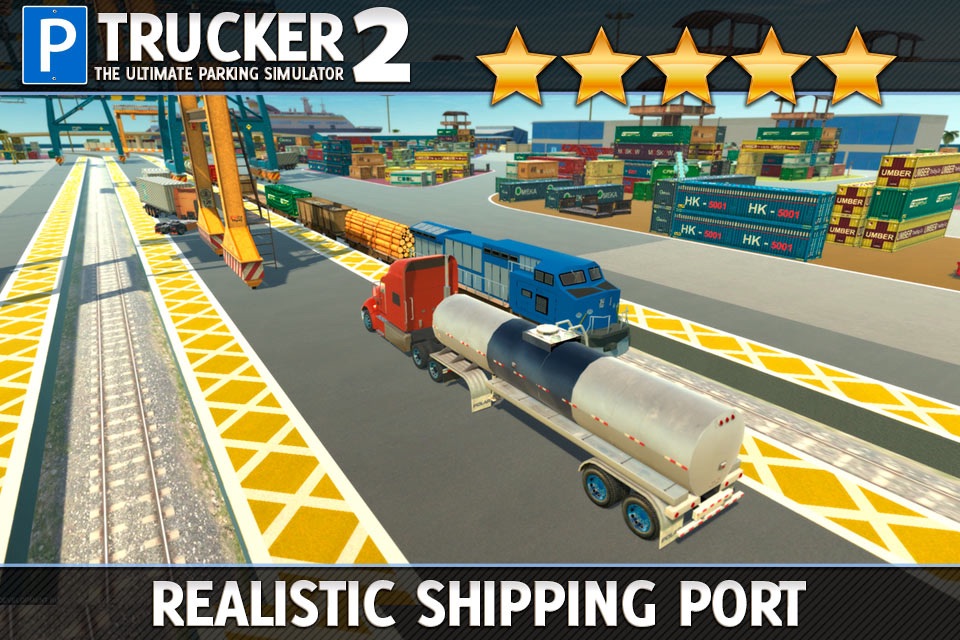 Trucker Parking Simulator 2 a Real Monster Truck & Lorry Driving Test screenshot 3