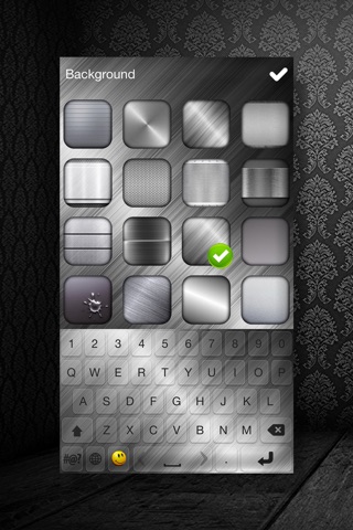 Silver Keyboard – Metalic Key Design.s for iPhone Free plus Stylish Font.s & Emoji screenshot 3