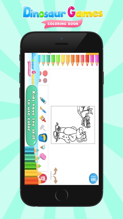 Coloring Book Dinosaur Games