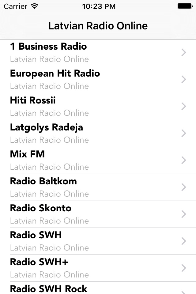 Latvian Radio Online screenshot 4