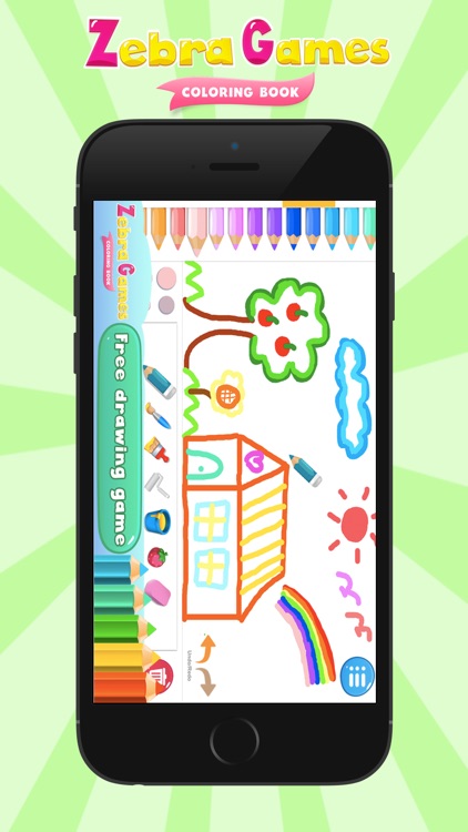 Zebra Games Coloring Books screenshot-3